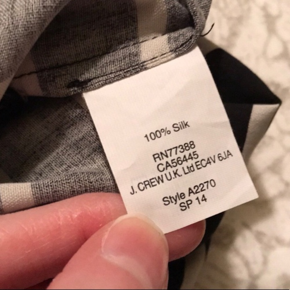 Madewell silk striped long sleeve tunic shirtdress - Picture 6 of 6
